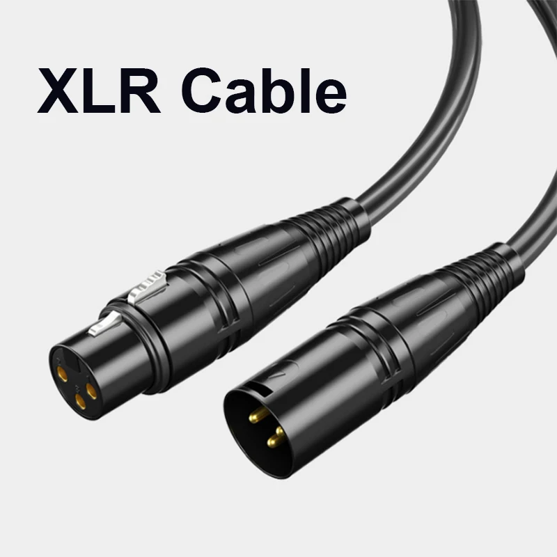 Câble XLR KOMELEC Câble XLR mâle femelle 1m