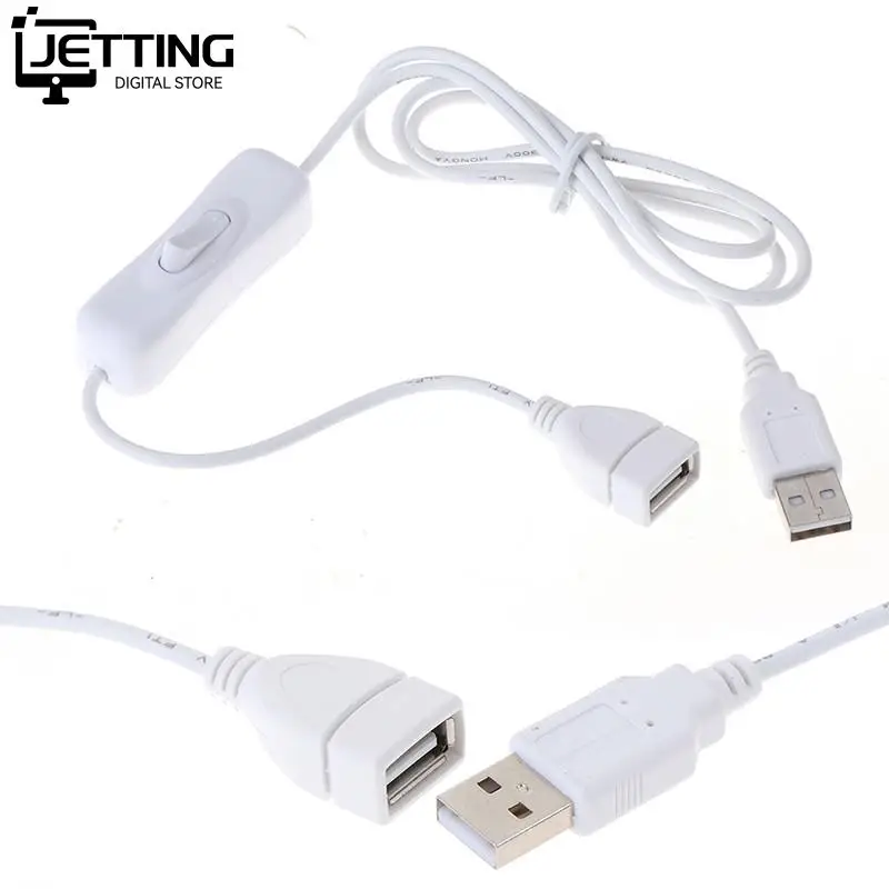

100cm USB Cable Extension cord with Switch ON/OFF Cable Extension Toggle USB Power Supply Line Durable Adapter Accessories