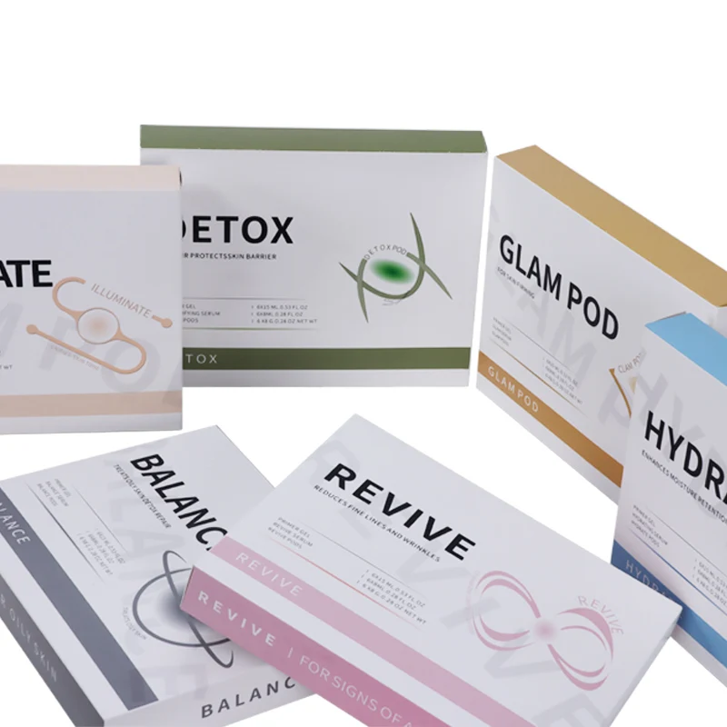 Glam Hydrate Revive Detox Illuminate Kit Pods Serum for Bubble Beauty Machine