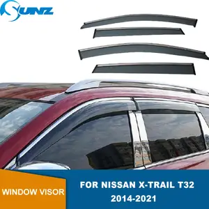 4 Stück Auto Windabweiser Regenabweiser für Nissan X-Trail T32 Rouge  2014-2021, Autofenster Regenschutz Sonnenschutz