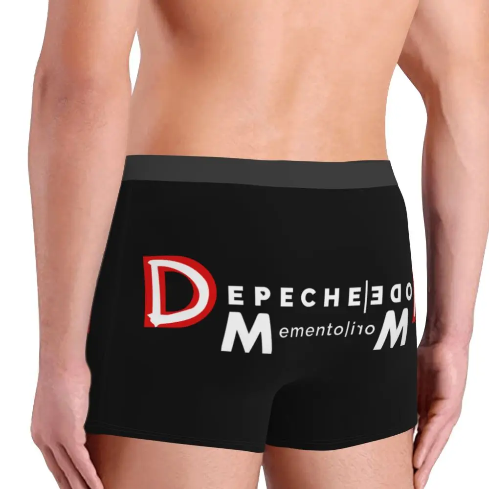 Custom Electronic Rock Depeche Cool Mode Boxers Shorts Men Briefs Underwear Cool Underpants
