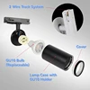 110-220V Rotatable Tracklights LED GU10 Replaceable Light Bulbs Modern Home Decor Hallway Exhibition Store Rail Spot Led Lights 2