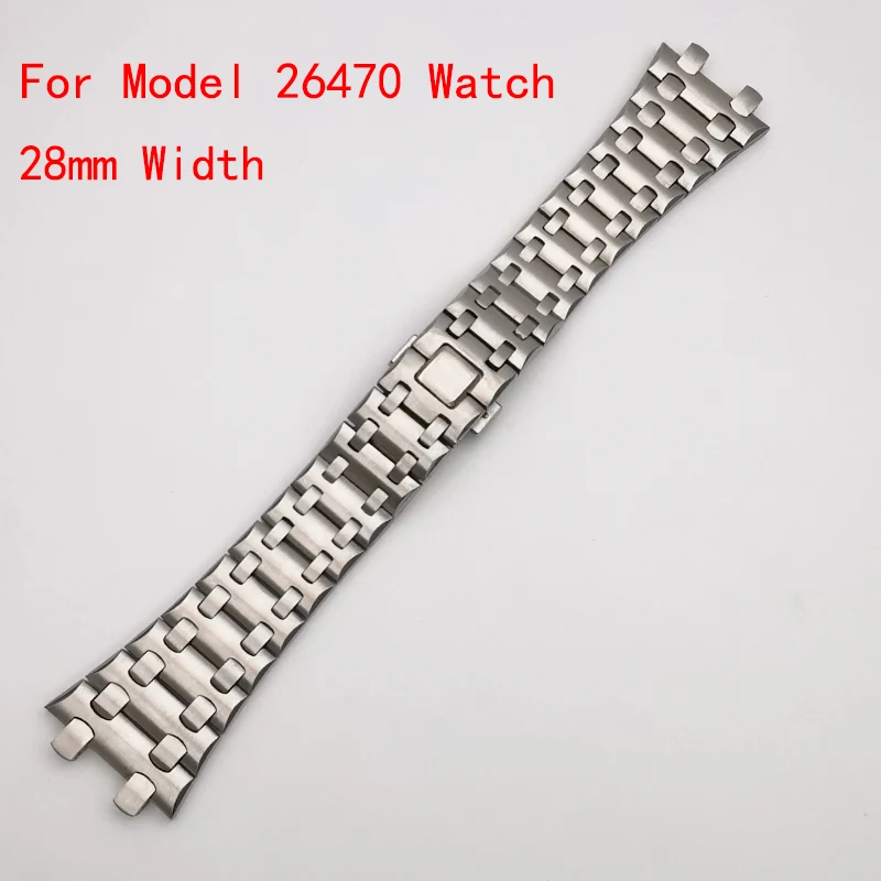 Cinturino Per Orologio Di Qualità Per Parti Di Orologi Aftermarket Royal Oak Offshore 26470, Larghezza 28Mm