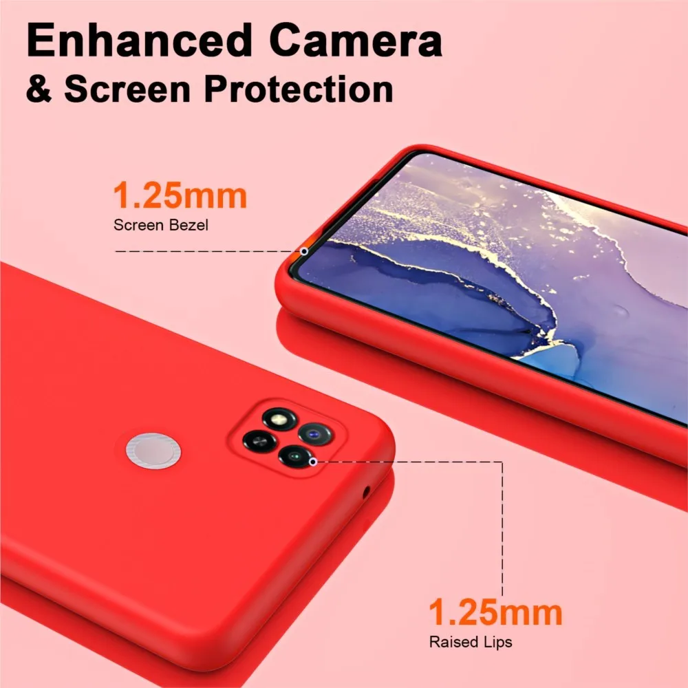 Luxury Soft Liquid Silicone Phone Case with Camera Protection – Elegant Cover