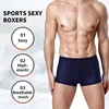 1Pack Lce Silk Men's Boxer Pantie Underpant Plus Size 4XL Shorts Breathable Underwear for Men's Panties Ultrathin Shorts Trunk 4