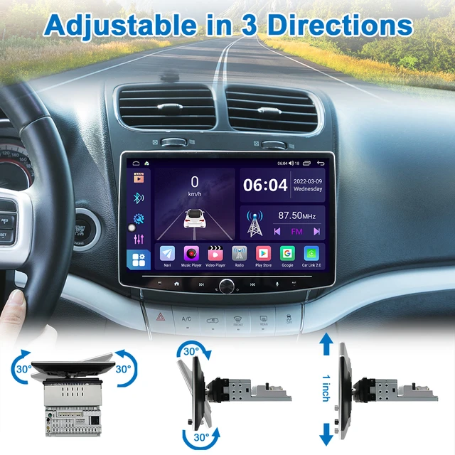 Reproductor Multimedia Universal para coche, Radio Estéreo Con pantalla  extraíble, Android, 1 Din, Unidad Principal para Toyota, Nissan, Kia, Lada  - AliExpress