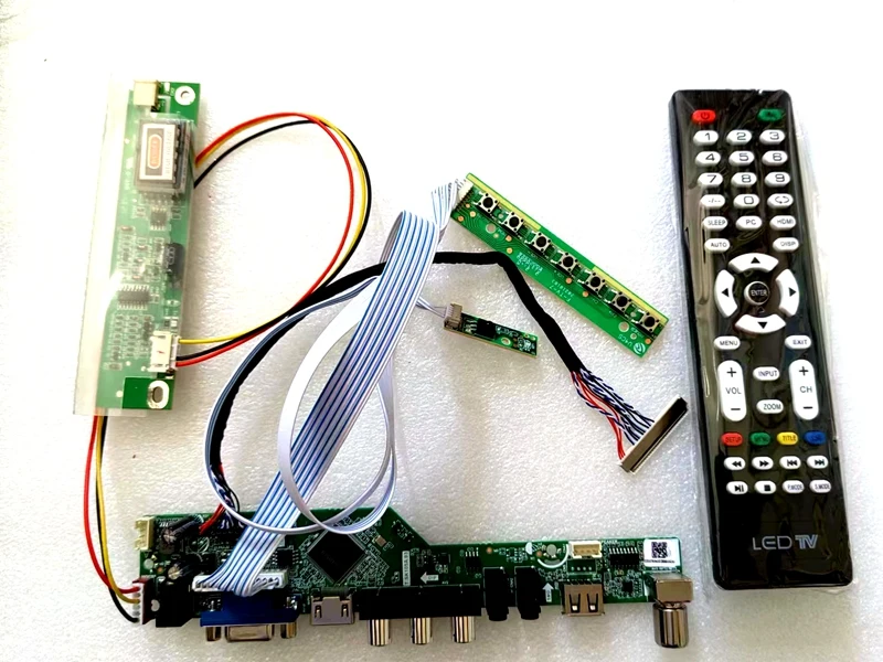 

Yqwsyxl Kit for LP154WX5-TLC1 LP154WX5-TLC2 TV+HDMI+VGA+AV+USB LCD LED screen Controller Driver Board