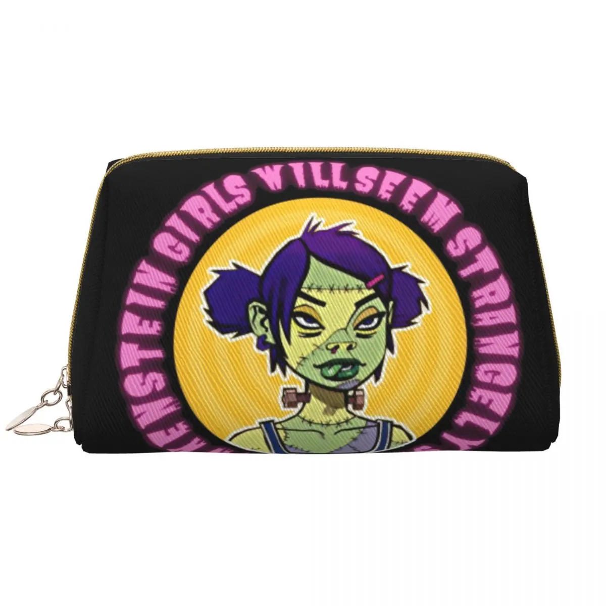 

Mindless Punk Music Band Self Indulgence Cosmetic Bag Women Cute Large Capacity Makeup Case Beauty Storage Toiletry Bags