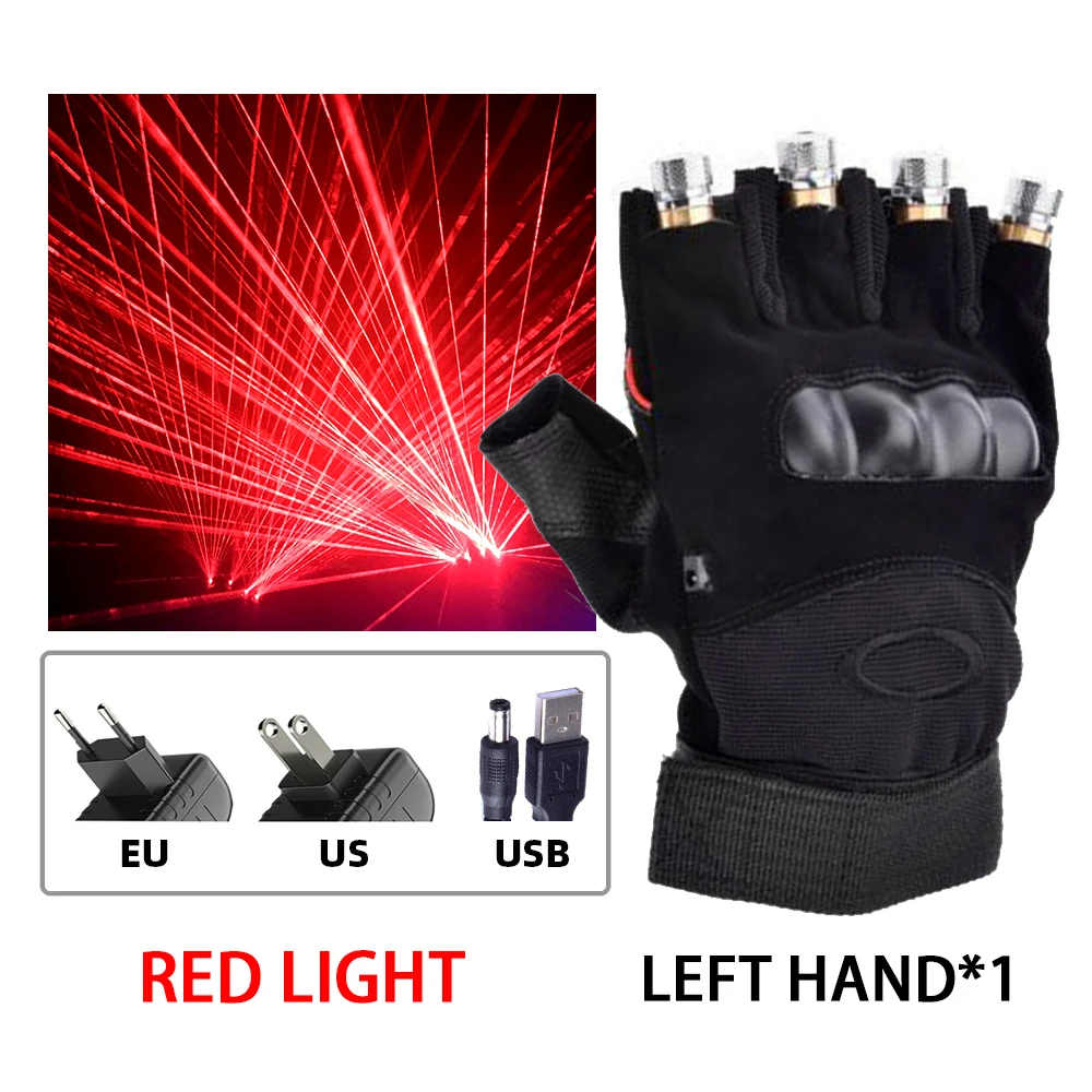 Guantes Láser Verdes De 532 Nm Para Dj Dance Club Light | Cuotas Sin Interés
