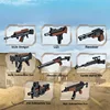 8 in 1 Set Brick Toy Gun Set AK Desert Eagle Rifle Building Block Pistol DIY 3D Puzzle Fake Gun Collection Gift for Kids Adult 2