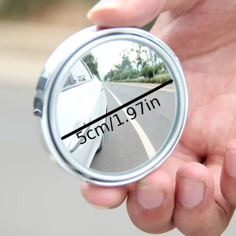 Blind Spot Mirror 2pcs Car Rearview Mirror Multifunctional 2-in-1 for Rainy Days