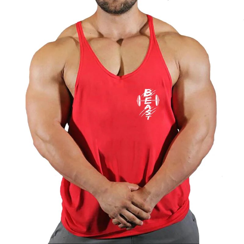 Divatos edző sportpóló Fiess felső férfi edzőtermi tank top ruházat férfi testépítő márkájú mellény izom ujjatlan szinglik_voghion.com