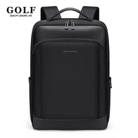 GOLF Male Backpack Laptop Backpacks Business Man 15 6 inches Black Briefcase Backpack Men Slim Waterproof Back Pack Bag for Work 1
