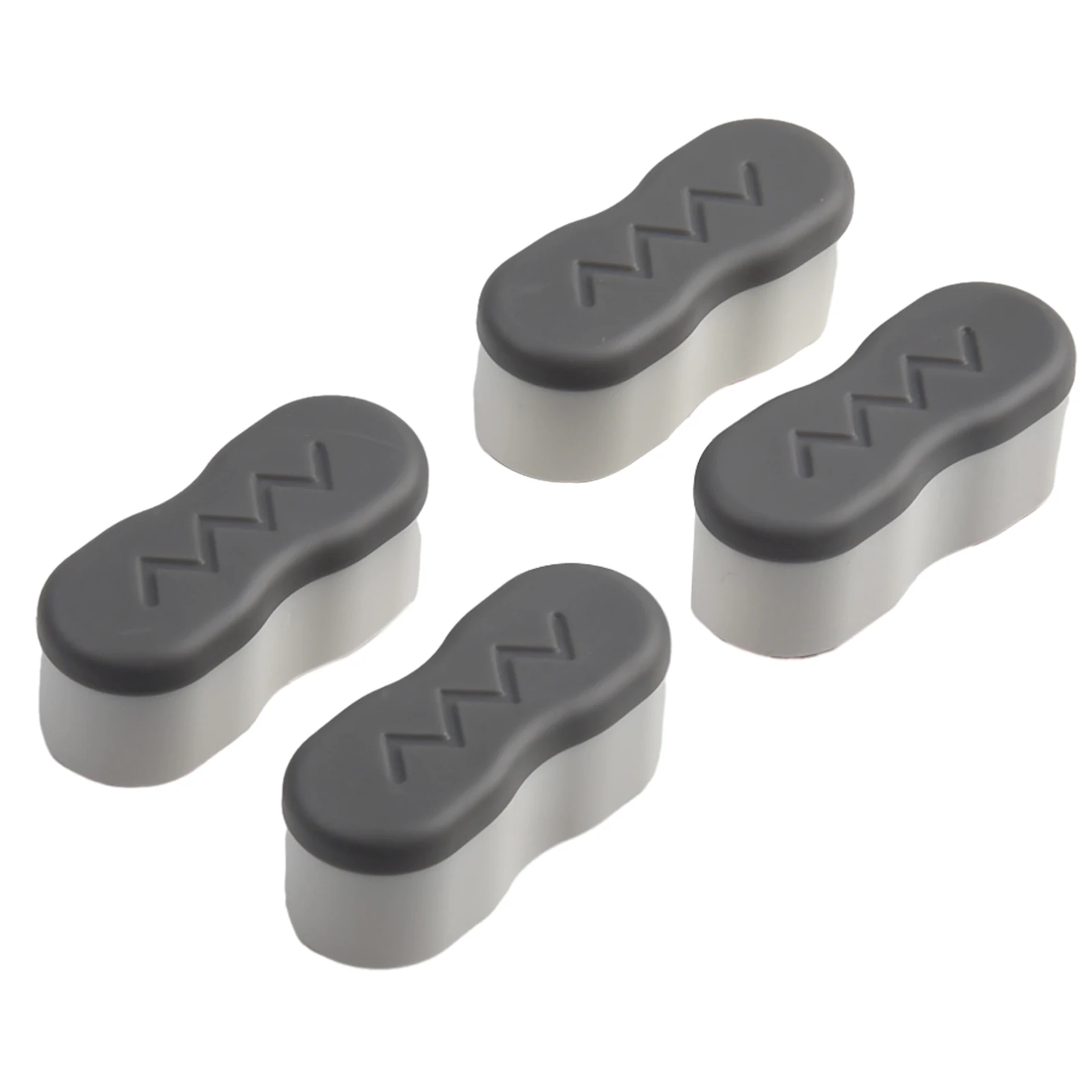 

4 Pcs Antislip Toilets Cover Gasket Bumper Self-adhesive Seats Cushioning Pads Provides A Great Buffering 4.5x2.5x1.8 Cm