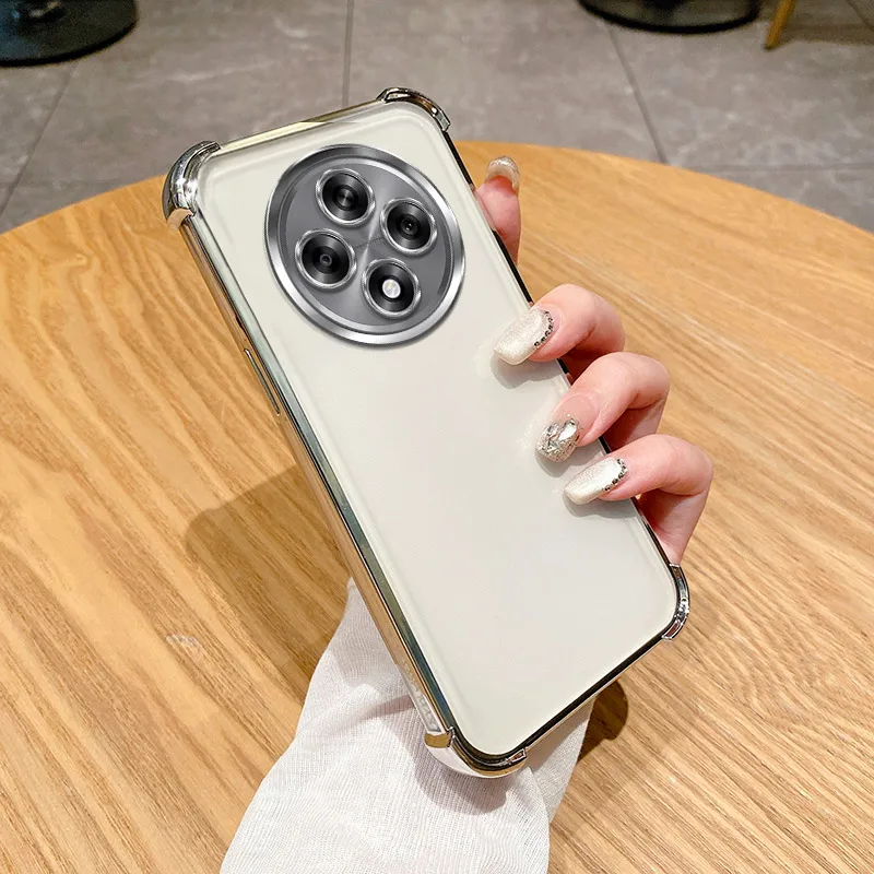 Clear Electroplate Shockproof Soft Bumper Phone Case
