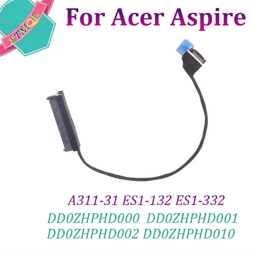 Acer Aspire A311-31 ES1-132 ES1-332 DD0ZHPHD002 DD0ZHPHD000 DD0ZHPHD001 DD0ZHPHD010 용 1Pcs HDD SATA 하드 드라이브 커넥터 케이블