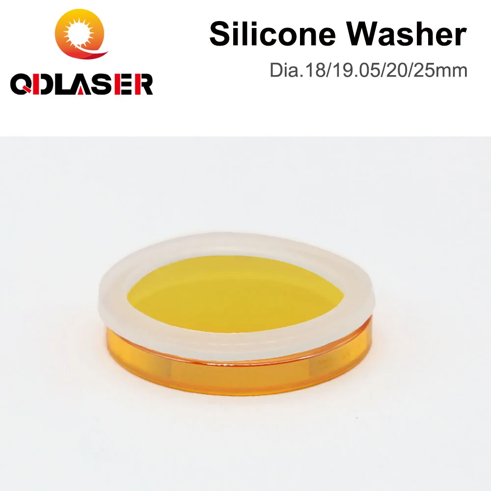 QDLASER 레이저 렌즈 실리콘 와셔, 직경 18mm, 19.05mm, 20mm, 25mm, CO2 레이저 초점 렌즈 거울, 5 개