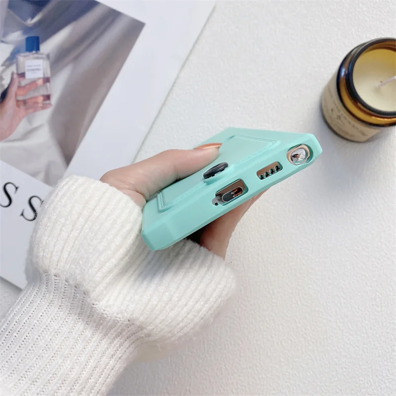 Liquid Silicone Wallet Card Holder Soft Case