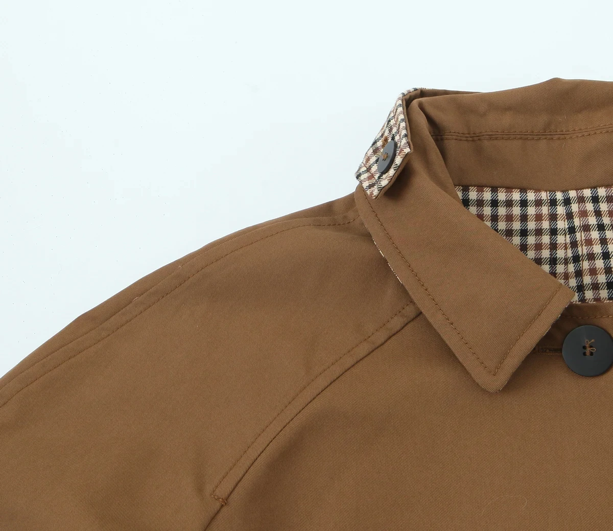 KONDALA Urban Vintage Trenchcoat Damen Herbst Winter Braun Reversible Wear Langer Mantel 2025, modischer, eleganter Damenmantel für den Pendelverkehr – Detail 6