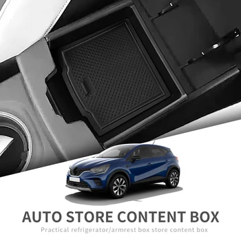 Smabee for Renault Captur 2020 - 2023 for Mitsubishi ASX 2023 Armrest Storage Box Center Console Tray Organizer Tidying 1
