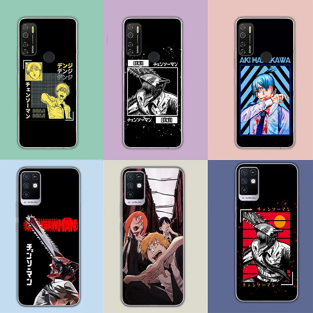 Chainsaw Man Gir Denji Makima Themed Phone Case Cover