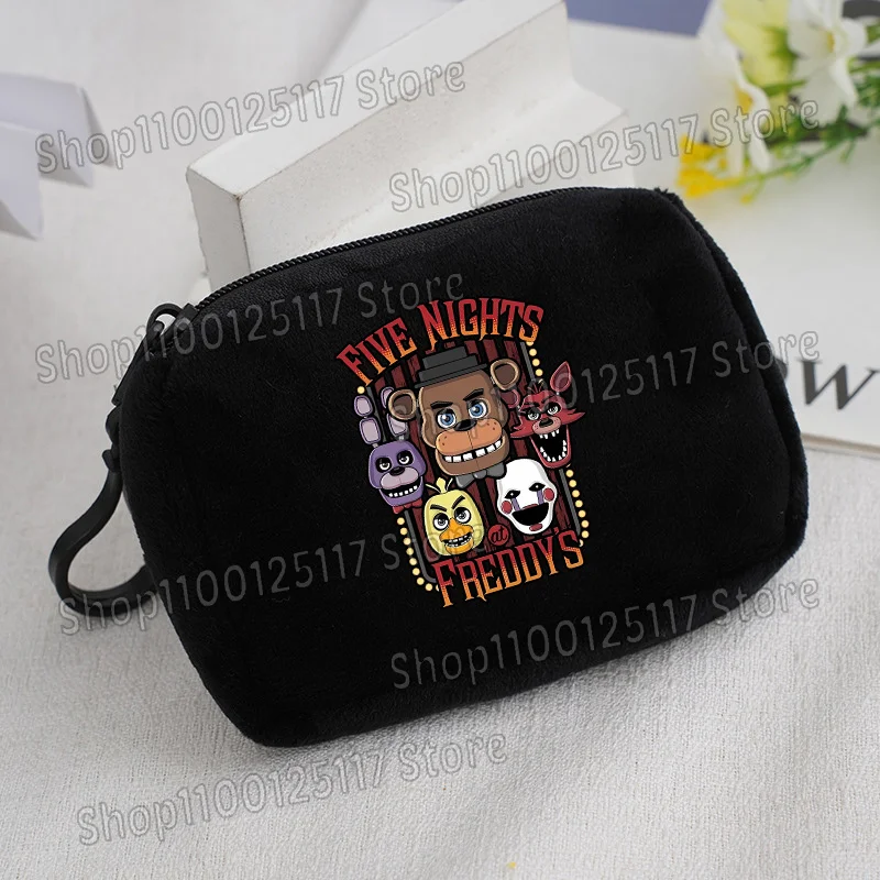 Cute Coin Purse with Key Ring - Soft Zipper Square Wallet and Card Holder with Hanging Accessories