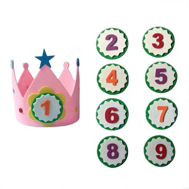 Children Party Hat Birthday Party Hat Kids Crownpiece Birthday Celebration for Child Festival House Decors