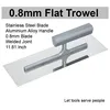 Increase In Thickness Flat Trowel Tile Tool Level The Surface 0.8mm Stainless Steel Plate Aluminium alloy handle Smooth The Wall 1
