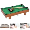 Office Adults Pool Table Set Billiard Rod Balls Desk Assorted Kit 2