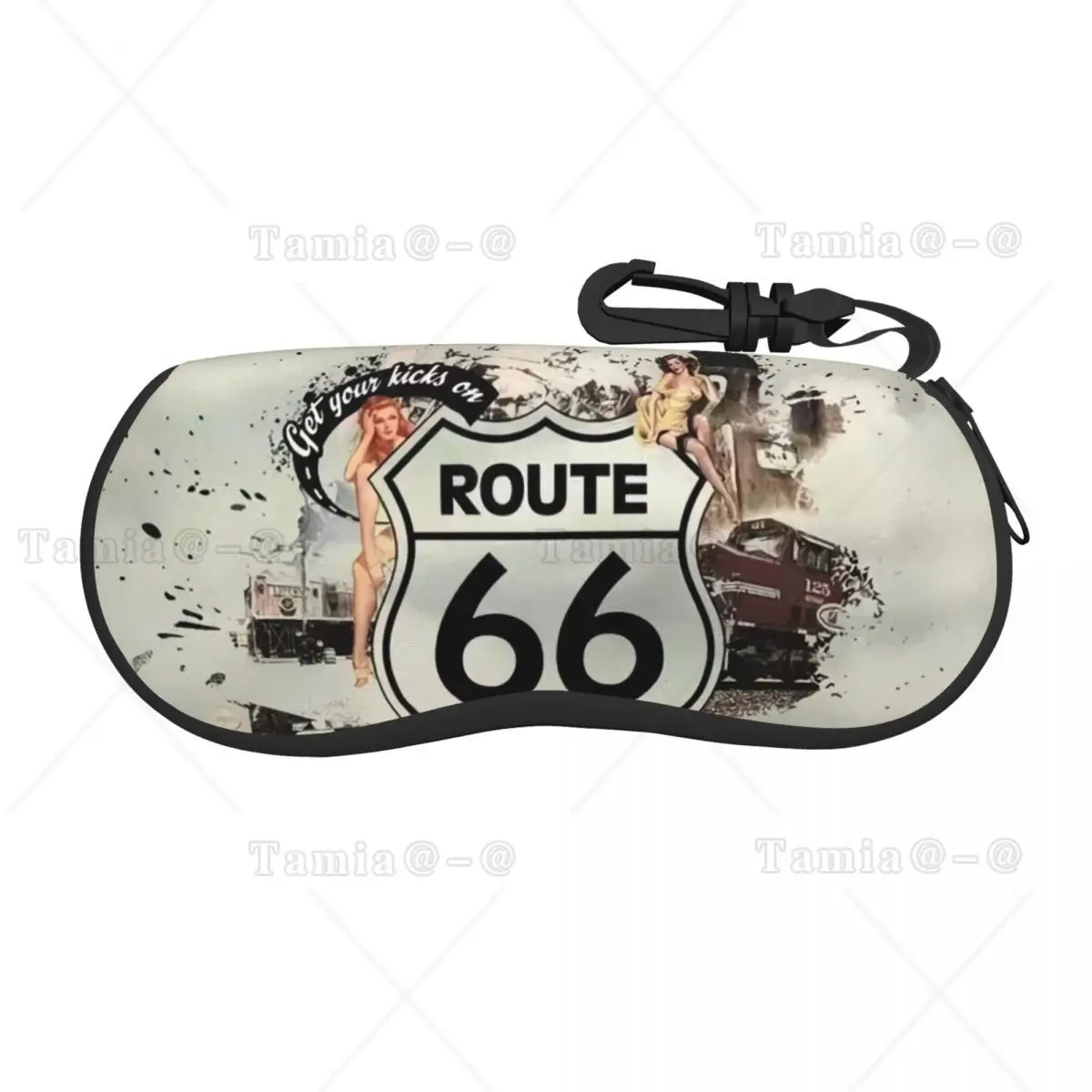 

Винтажные Защитные чехлы для очков Route 66, Мотоциклетные аксессуары для шоссе, милые Солнцезащитные очки