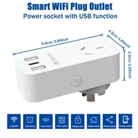 Smart WiFi plug socket with USB and energy monitor - voice/app remote control, timer, child lock, real-time power tracking - Image 2