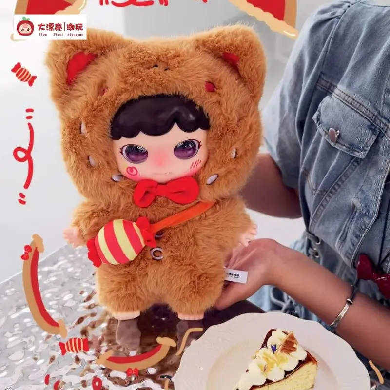 Genuine Baby Three Little Sweet Tooth Animal Dessert 400% Large Series Blind Box Cute Female Gift Ornament Figure Trendy Toy