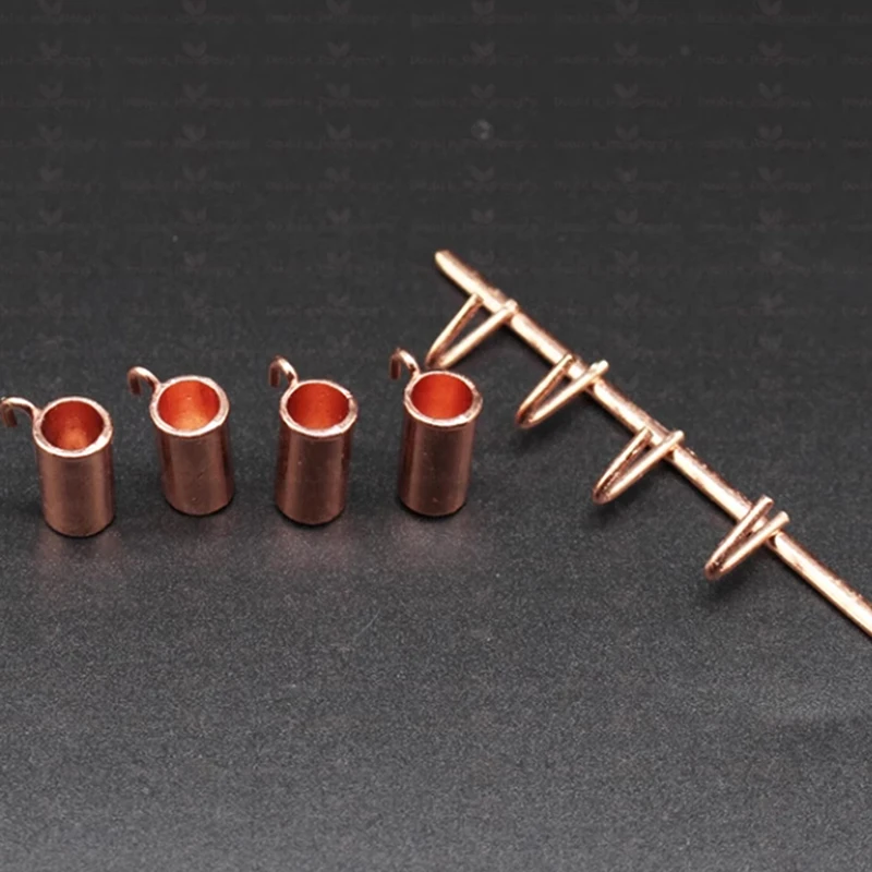 Doll House Copper Vintage Kettle 5-piece Dollhouse Mini Simulation Decorative Kitchen Toys