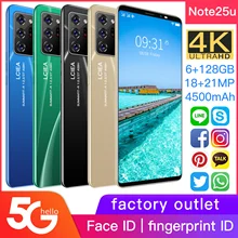 

New Dual SIM Global Version Note25U 5.8 Inch Screen Smartphone 8GB+128GB Cellphone Samsung Huawei Mobilephone Celulares Mobiles
