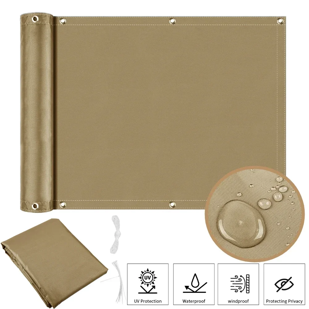 Enhanced Privacy Sun Shade with UV Protection and Grommets