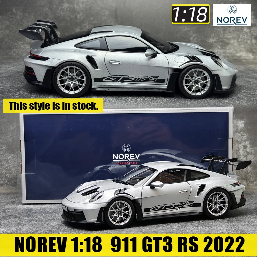 205-202 ノレブ 1/18 ポルシェ 911 GT3 RS 2022 1/18 Porsche 911 992 GT3 RS 2022 Weissach Package Blue Model