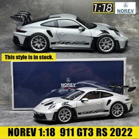 ⁦NOREV مجسم سيارة بورش 911 GT3 RS 2022 عالي الجودة جدا | Porsche 911 GT3 RS 2022 Diecast Car Model NOREV High Quality⁩ - الصورة ⁦4⁩
