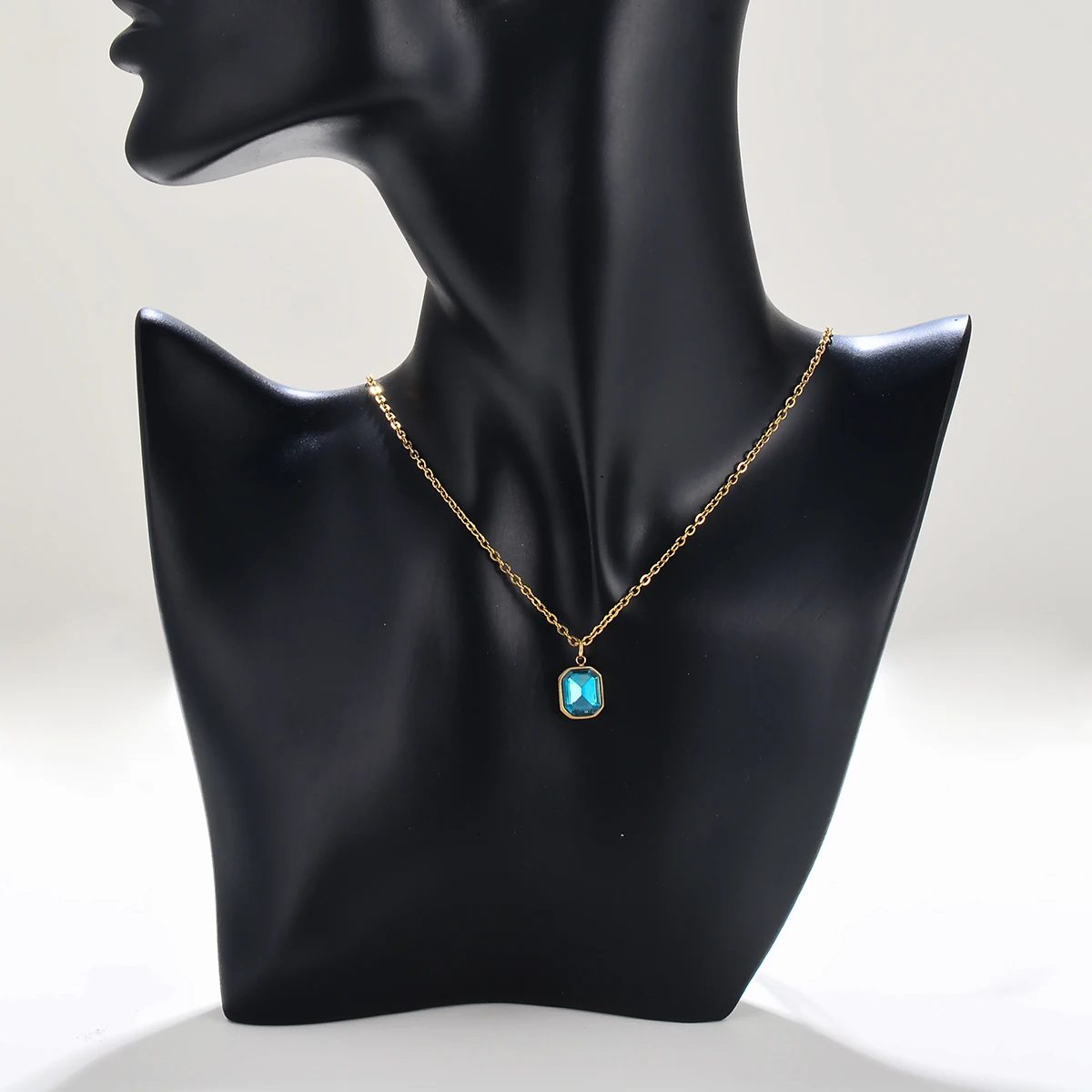 1-3Ct Collana Solitario Donna Argento 925 Con Cubica Zirconia
