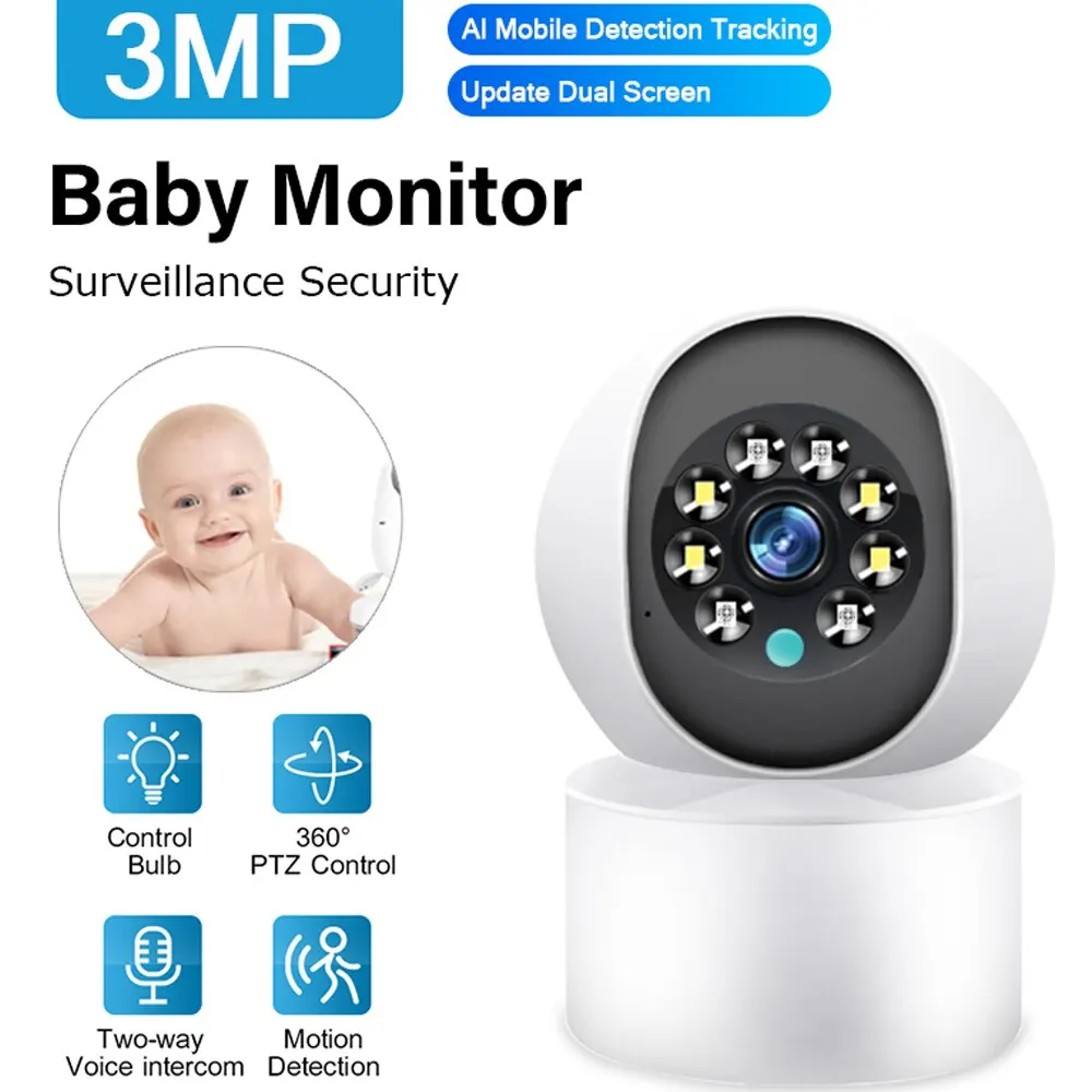 IP WiFi Camera Baby Monitor 1080P Video Surveillance Camera Mini Indoor