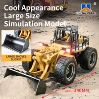 Huina 1520 1:18 RC Tractor Shovel Toy Rc Forklift Truck Engineering Car Toy Toys for Children Boy Toys Bulldozer Tractor Model 1