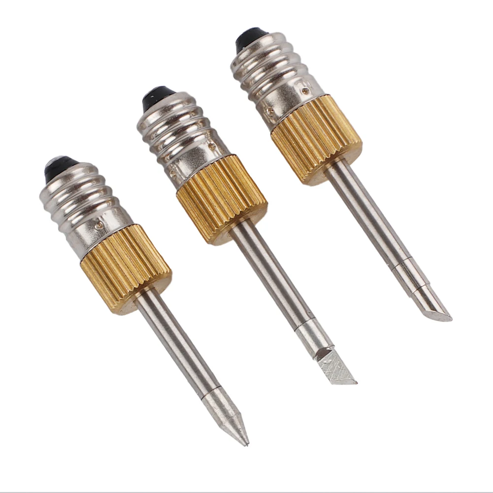 Portable USB-Charged Soldering Iron Tip Set Steel Tips Resistant To Corrosion Rust For E10 Interface Power Tool Accessory