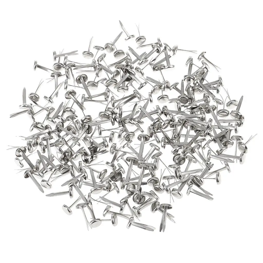 200Pcs Round Metal Split Pins Paper Brads Lot Scrapbooking Decor metal brads scrapbooking decoration