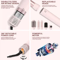 5in1 sèche-cheveux brosse fer à friser sèche-cheveux détachable Auto Wrap bigoudis séchage rapide électrique style souffleur de cheveux brosse 3
