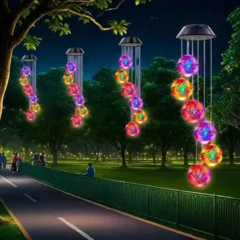 Solar Flower Wind Chime 1