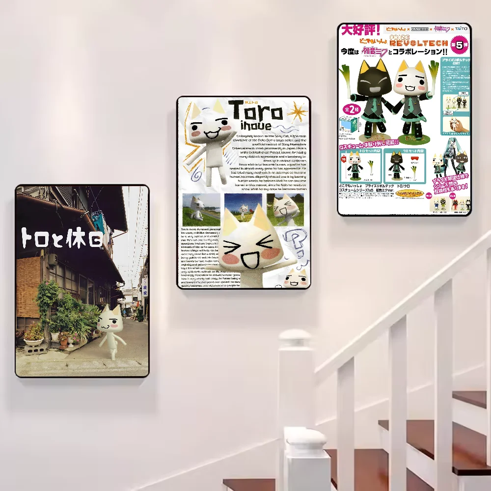 Inoue Toro CUTE Cat Hot Classic Movie Poster HD art sticky wall waterproof home living room bedroom bar aesthetic decoration
