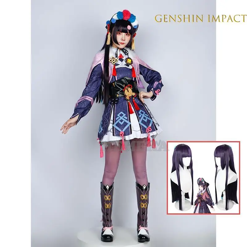 

Yunjin Cosplay Dress Game Genshin Impact Yunjin Cosplay Costume Wig Yun Jin Dress Chinese Costume Women Halloween Costumes