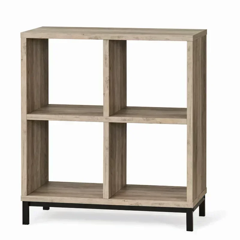

Better Homes & Gardens 4-Cube Organizer with Metal Base, Rustic Gray