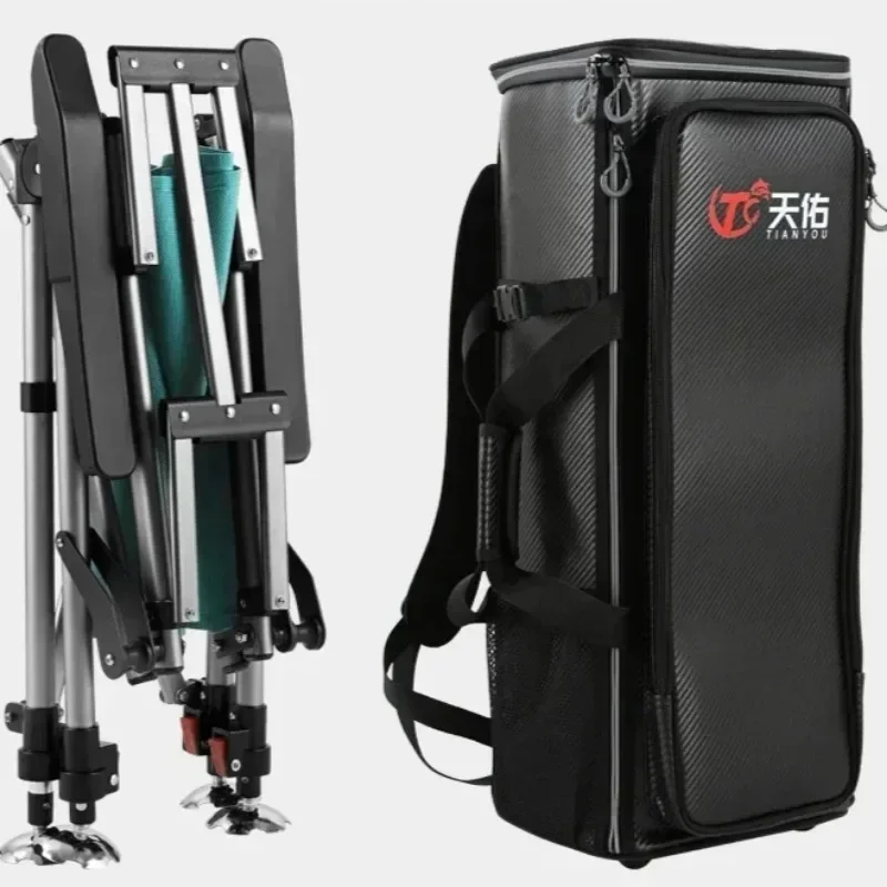 All-Terrain Fishing Chair, Outdoor Angler's Stool, Innovative Compact Design, Aluminum European Seat, Reclining Mini Sofa