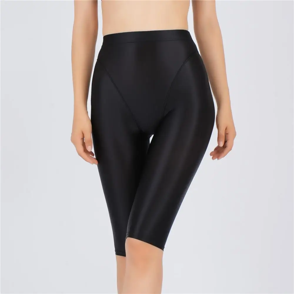 Sexy Women Thin Sheer See Through High Waist Shorts Pants Candy Color Elastic Shaper Hot Short Soft Casual Yoga Short Pant