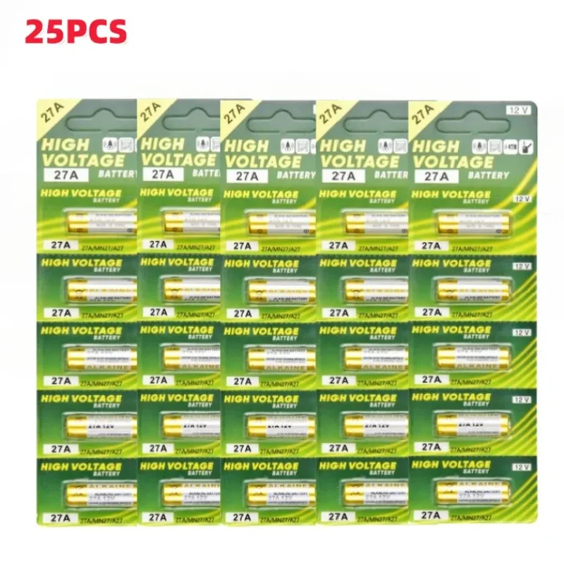 5-60PCS 12V 27A Dry Alkaline Battery A27 Batteries 27AE 27MN A2 L828 K27A for Remote Control Gamepad Flashlight Doorbell Toys